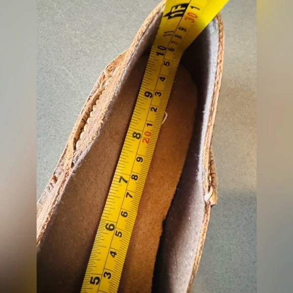 Ariat Cruiser Women's Brown Floral Embossed Leather Cruiser Shoe Size 8.5B NEW - Picture 8 of 10